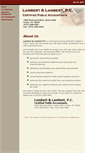 Mobile Screenshot of lambertcpa.com